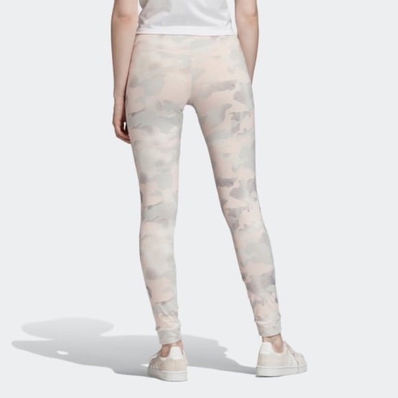 New adidas originals white spring camo leggings L - Picture 4 of 7